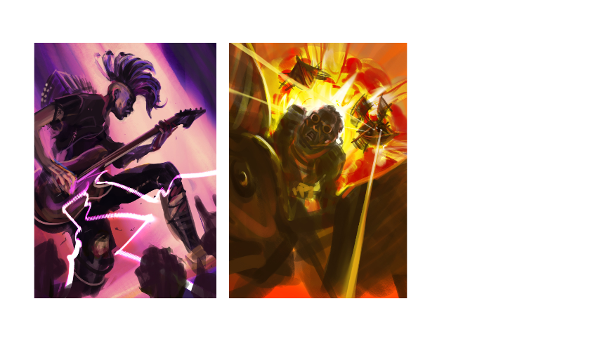 Rotting Rocker and Glittering Gladiator by PAUL TAKAHASHI